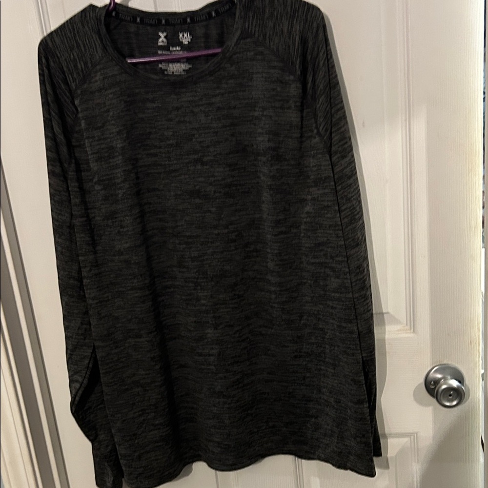 Xersion Charcoal Training Tee, LS, men’s xxl